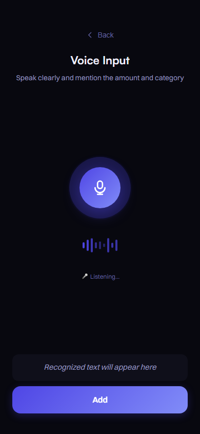 Voice Input