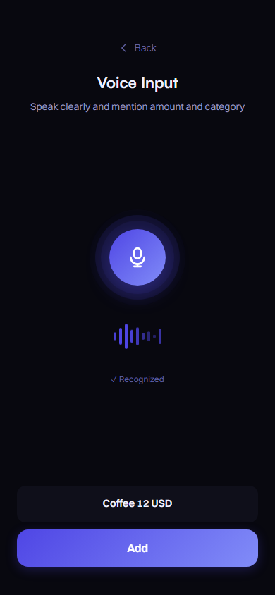 Voice Input